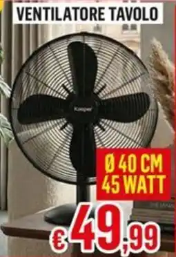 Satur VENTILATORE TAVOLO offerta
