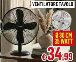 Satur VENTILATORE TAVOLO offerta