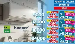 Satur POMPA DI CALORE INVERTER WI-FI offerta