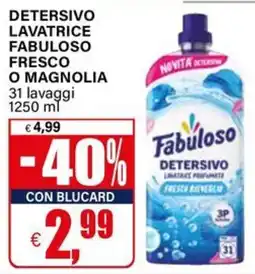Il Gigante Detersivo lavatrice Fabuloso Fresco offerta