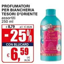Il Gigante Profumatori per biancheria Tesori d'Oriente offerta