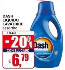 Il Gigante DASH LIQUIDO LAVATRICE offerta