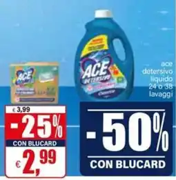 Il Gigante ace detergente liquido offerta