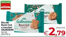 Eurospar Biscotti Buoni Così GALBUSERA offerta