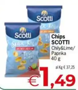 Eurospar Chips SCOTTI offerta