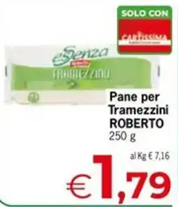 Eurospar Pane per Tramezzini ROBERTO offerta