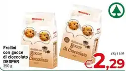 Eurospar Frollini con Gocce di Cioccolato DESPAR offerta