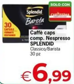 Eurospar Caffè caps comp. Nespresso SPLENDID offerta