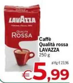 Eurospar Caffè Qualità rossa LAVAZZA offerta