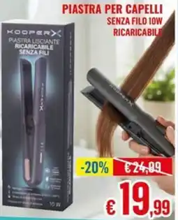Satur Piastra lisciante KooperX offerta