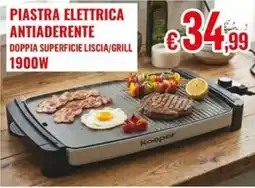Satur Piastra Elettrica Antiaderente Kooper offerta