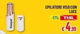 Satur Epilatore viso con luce Kooper offerta