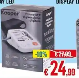 Satur Kooper misuratore di pressione digitale offerta