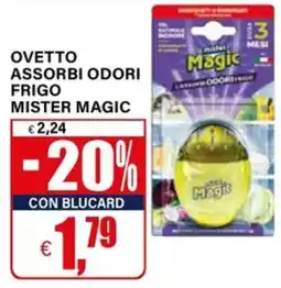 Il Gigante Ovetto assorbi odori frigo mister magic offerta