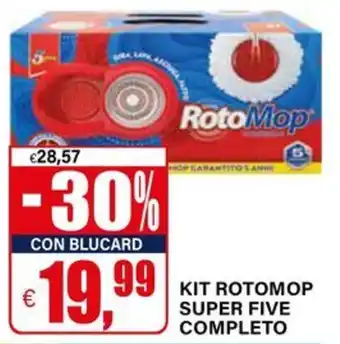 Il Gigante KIT ROTOMOP SUPER FIVE COMPLETO offerta