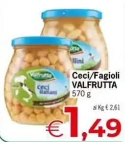 Eurospar Ceci/Fagioli VALFRUTTA offerta