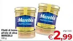 Eurospar Filetetti di tonno MAREBLU offerta