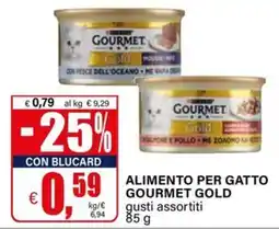 Il Gigante ALIMENTO PER GATTO GOURMET GOLD offerta