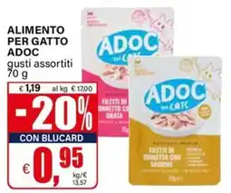 Il Gigante ALIMENTO PER GATTO ADOC offerta