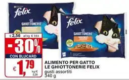 Il Gigante ALIMENTO PER GATTO LE GHIOTTONERIE FELIX offerta