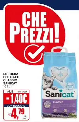 Il Gigante Lettiera per gatti Classic Sanicat offerta