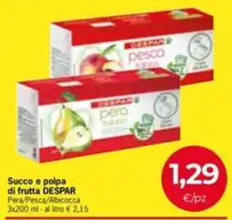 Eurospar Succo e polpa di frutta DESPAR offerta