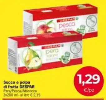 Eurospar Succo e polpa di frutta DESPAR offerta