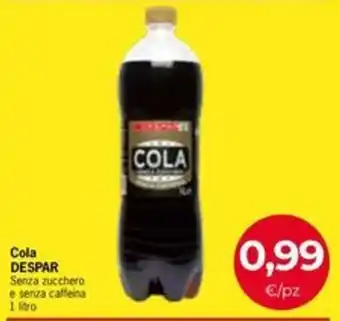 Eurospar Cola DESPAR offerta