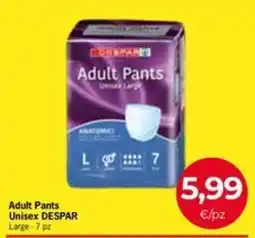 Eurospar Adult Pants DESPAR offerta