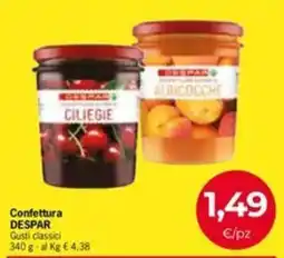 Eurospar Confettura DESPAR Ciliegie offerta