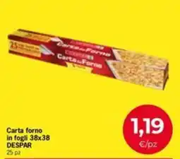 Eurospar Carta Forno DESPAR offerta