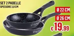 Satur SET 2 PADELLE offerta