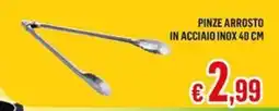 Satur PINZE ARROSTO IN ACCIAIO INOX 40 CM offerta