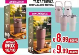 Satur Tazza Termica Doppia Parete Termica offerta