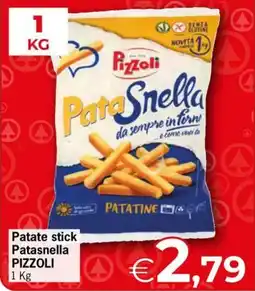 Eurospar Patate stick Patasnella PIZZOLI offerta