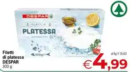 Eurospar Filetti di platessa DESPAR offerta