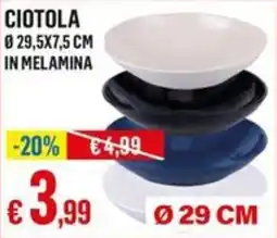 Satur CIOTOLA IN MELAMINA offerta