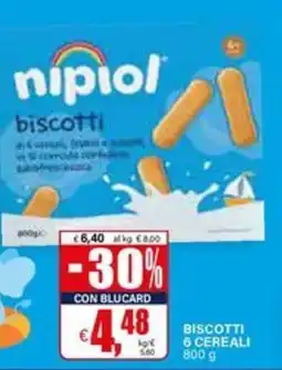 Il Gigante nipiol biscotti offerta