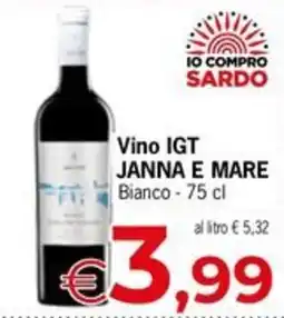 Eurospar Vino IGT JANNA E MARE offerta