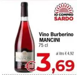Eurospar Vino Burberino MANCINI offerta