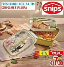 Satur Fresh Lunch Box Snips offerta