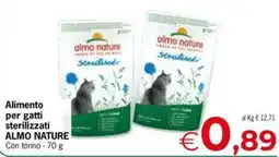 Eurospar Alimento per gatti sterilizzati ALMO NATURE offerta