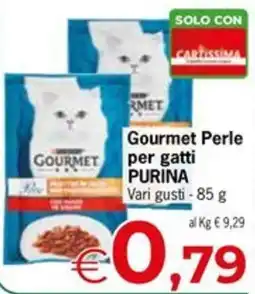 Eurospar Gourmet Perle per gatti PURINA offerta
