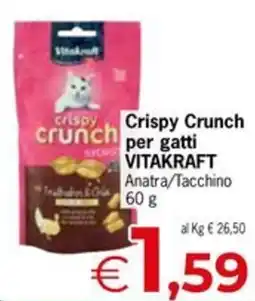 Eurospar Crispy Crunch per gatti VITAKRAFT offerta