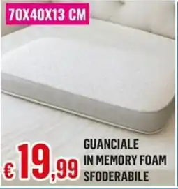Satur GUANCIALE IN MEMORY FOAM SFODERABILE offerta