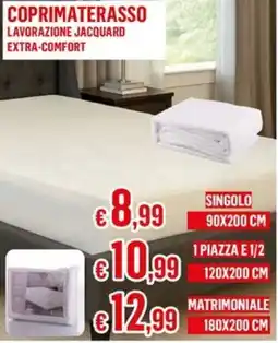 Satur COPRIMATERASSO LAVORAZIONE JACQUARD EXTRA-COMFORT offerta