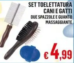 Satur SET TOELETTATURA CANI E GATTI offerta