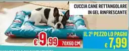 Satur CUCCIA CANE RETTANGOLARE IN GEL RINFRESCANTE offerta