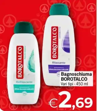 Eurospar Bagnoschiuma BOROTALCO offerta