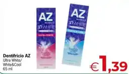 Eurospar Dentifricio AZ Ultra White/White&Cool offerta